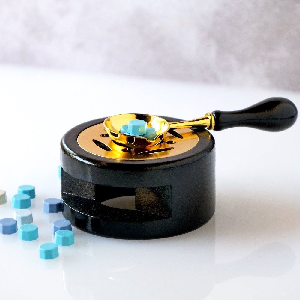 Bee Creative - Wax Melting Spoon for Creating Wax Seals - Honey Bee Stamps