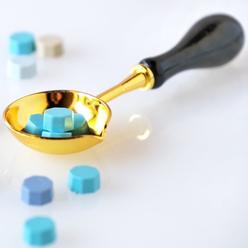 Bee Creative - Wax Melting Spoon for Creating Wax Seals - Honey Bee Stamps