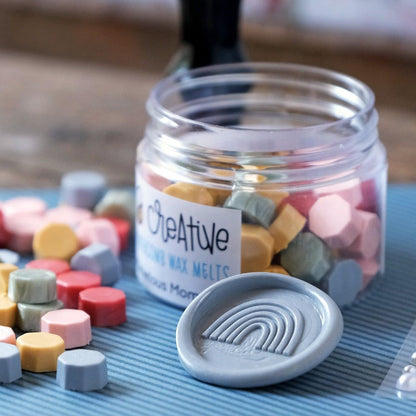 Bee Creative Wax Stamper - Rainbow - Retiring - Honey Bee Stamps