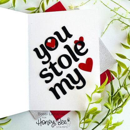 BEE Playful Lowercase Alphabet Honey Cuts - Stand - Alone Dies - Honey Bee Stamps