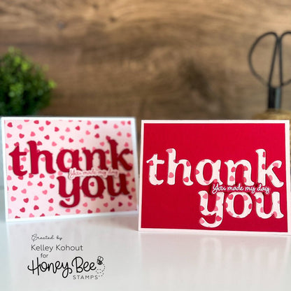 BEE Playful Lowercase Alphabet Honey Cuts - Stand - Alone Dies - Honey Bee Stamps