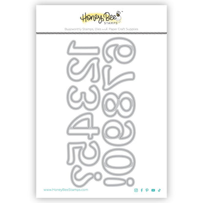 Bee Playful Numbers - Honey Cuts - Stand - Alone Dies - Honey Bee Stamps