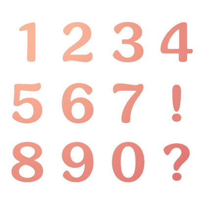 Bee Playful Numbers - Honey Cuts - Stand - Alone Dies - Honey Bee Stamps