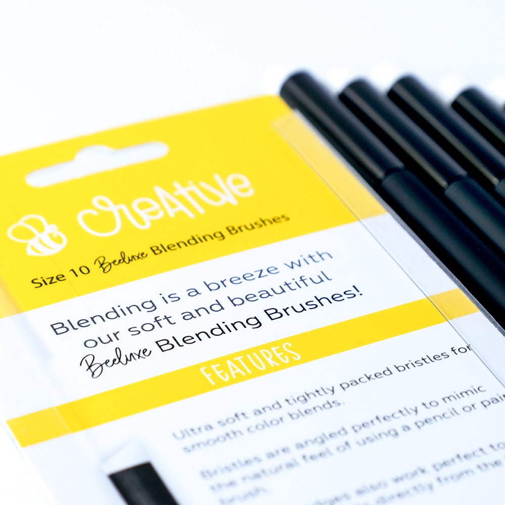 Beeluxe Detail Blending Brushes Size 10 - Honey Bee Stamps