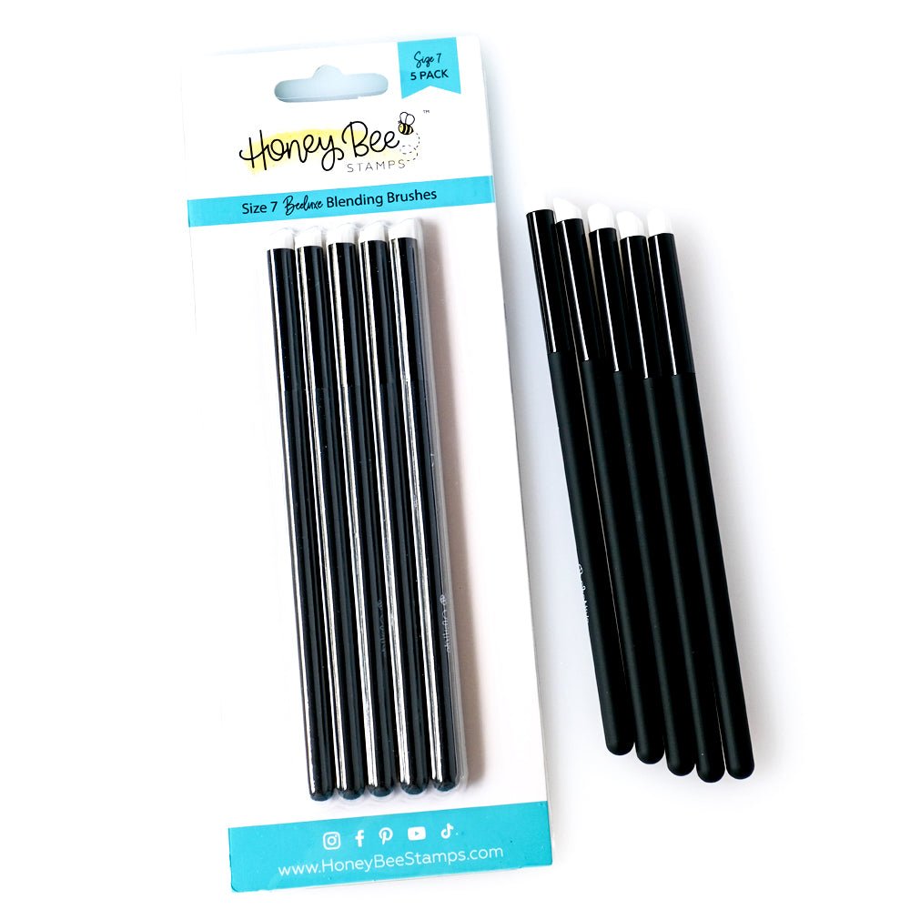 Beeluxe Detail Blending Brushes Size 7 - Honey Bee Stamps