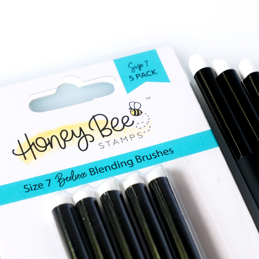 Beeluxe Detail Blending Brushes Size 7 - Honey Bee Stamps