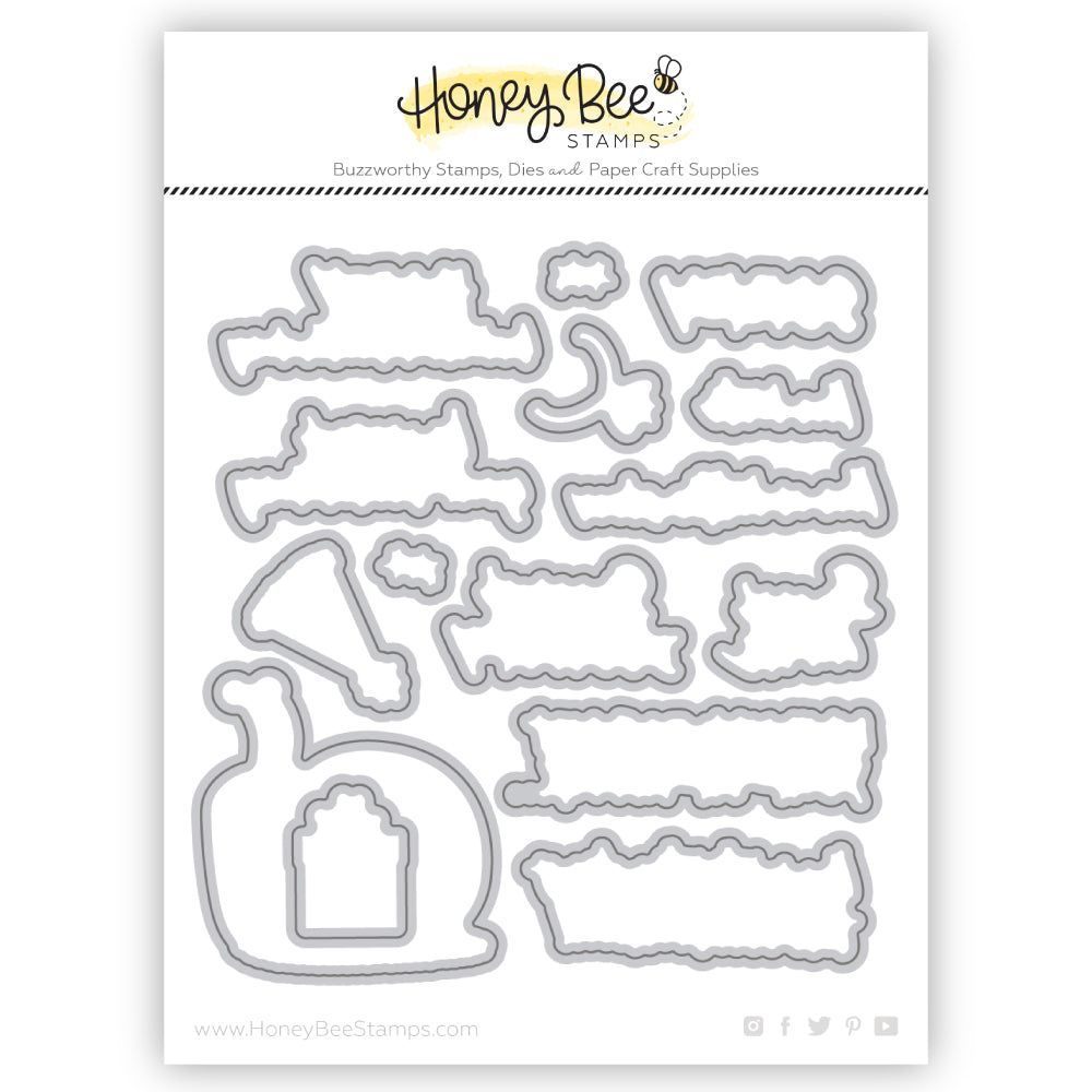 Belated Birthday - Honey Cuts - Coordinating Dies - Honey Bee Stamps