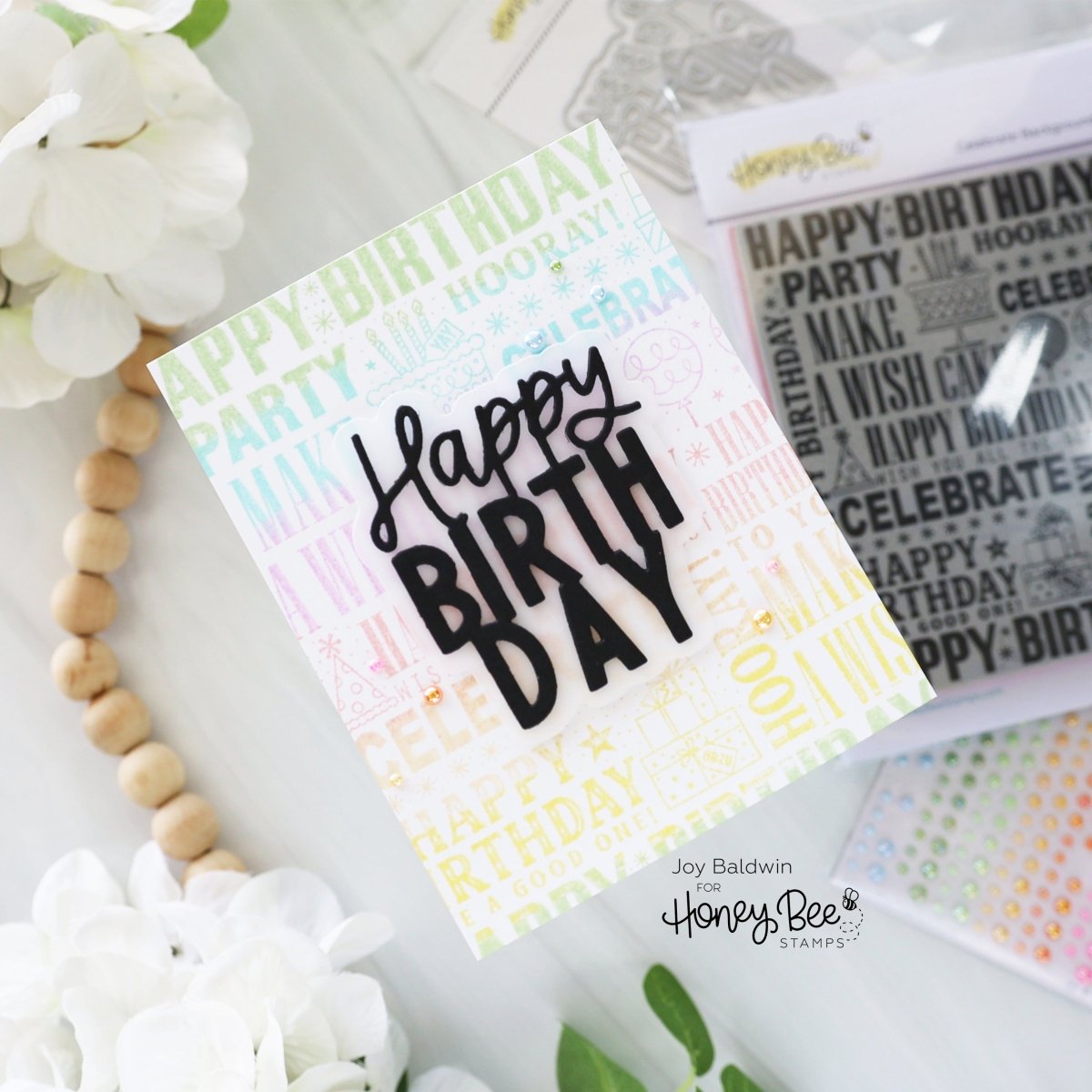 Big Birthday - Honey Cuts - Stand - Alone Dies - Honey Bee Stamps
