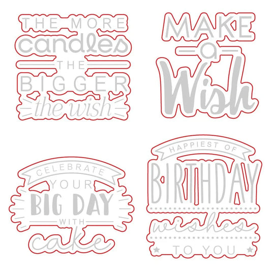 Big Bold Birthday - Honey Cuts - Coordinating Dies - Honey Bee Stamps