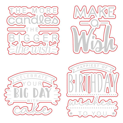 Big Bold Birthday - Honey Cuts - Coordinating Dies - Honey Bee Stamps