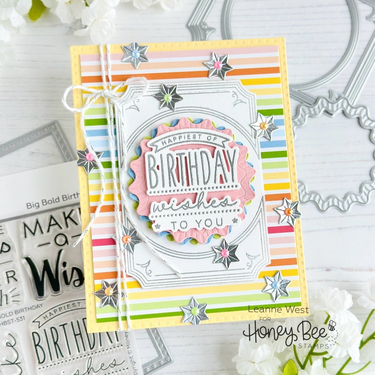 Big Bold Birthday - Honey Cuts - Coordinating Dies - Honey Bee Stamps