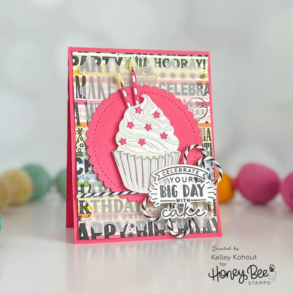 Big Bold Birthday - Honey Cuts - Coordinating Dies - Honey Bee Stamps