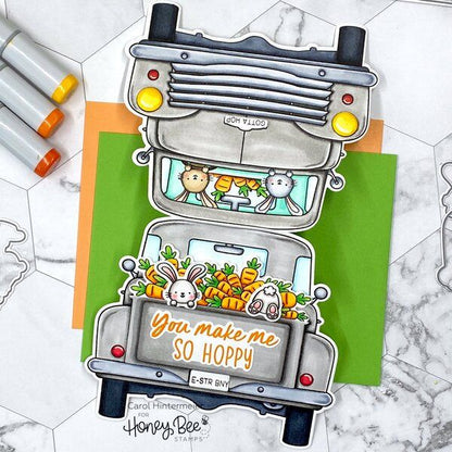 Big Pickup Cab - 6x6 Photopolymer Stamp Set - Honey Bee Stamps