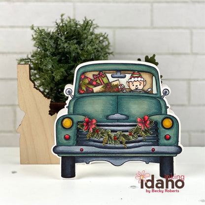 Big Pickup Cab - 6x6 Photopolymer Stamp Set - Honey Bee Stamps