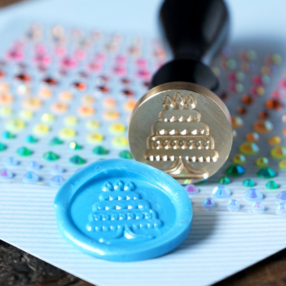 Birthday Cake - Wax Stamper - Honey Bee Stamps