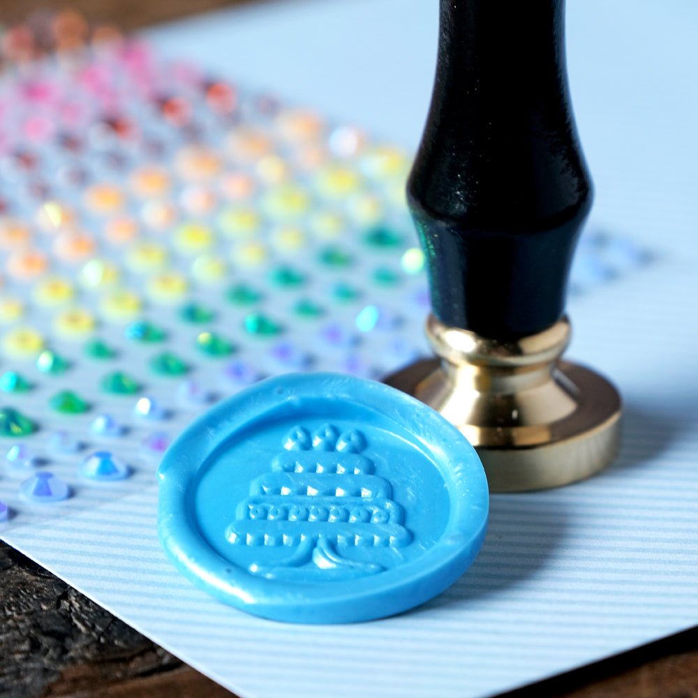 Birthday Cake - Wax Stamper - Honey Bee Stamps