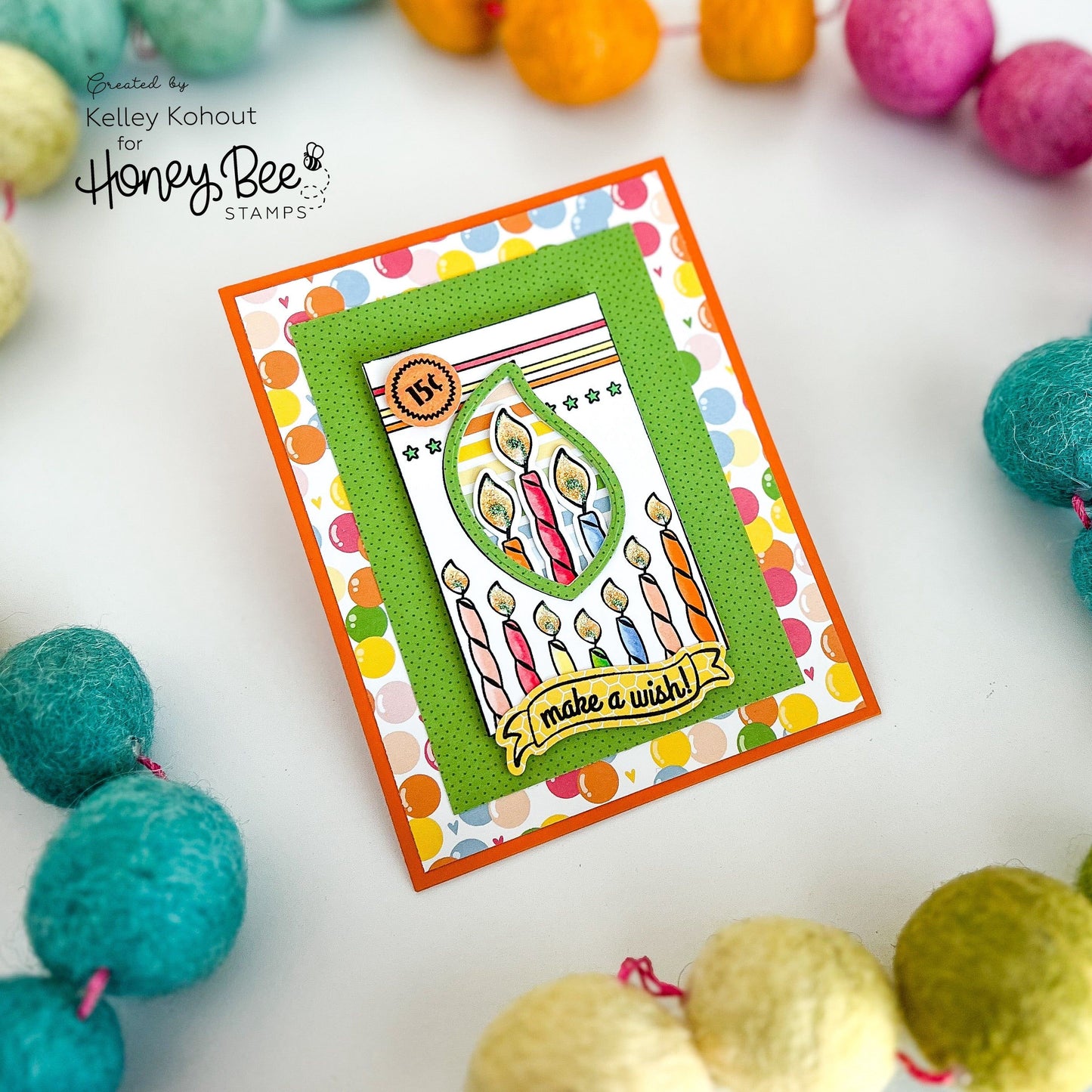 Birthday Candle VGCB Add-On - Honey Cuts - Honey Bee Stamps