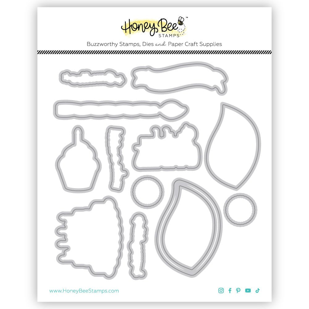 Birthday Candle VGCB Add - On - Honey Cuts - Retiring - Honey Bee Stamps