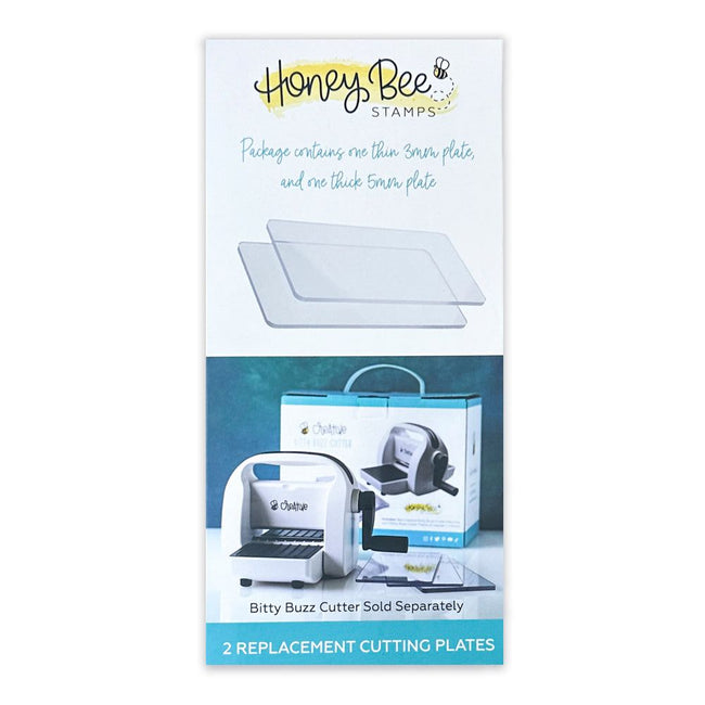 Bitty Buzz Cutter - Replacement Plates 3mm and 5mm - Honey Bee Stamps