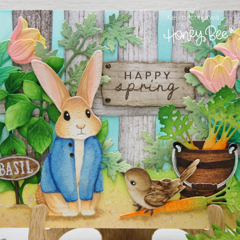 Blessings Of Spring - 4x6 Photopolymer Stamp Set - Honey Bee Stamps