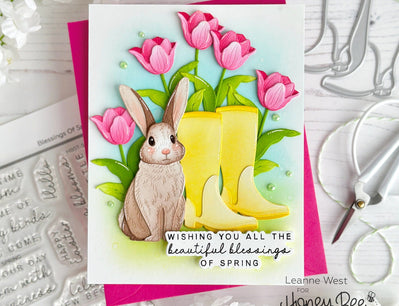 Blessings Of Spring 4x6 Stamp Set - Honey Bee Stamps