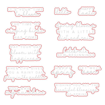 Blessings Of Spring - Honey Cuts - Coordinating Dies - Honey Bee Stamps