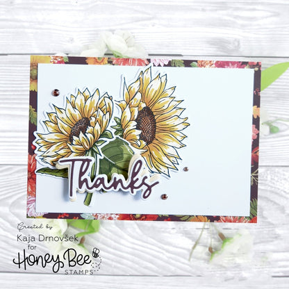 Bloom With Grace - 6"x6" Coordinating Stencil - Honey Bee Stamps