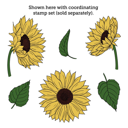 Bloom With Grace - 6"x6" Coordinating Stencil - Honey Bee Stamps