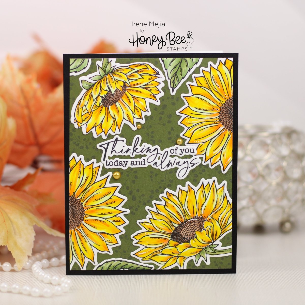 Bloom With Grace - 6x8 Photopolymer Stamp Set - Honey Bee Stamps