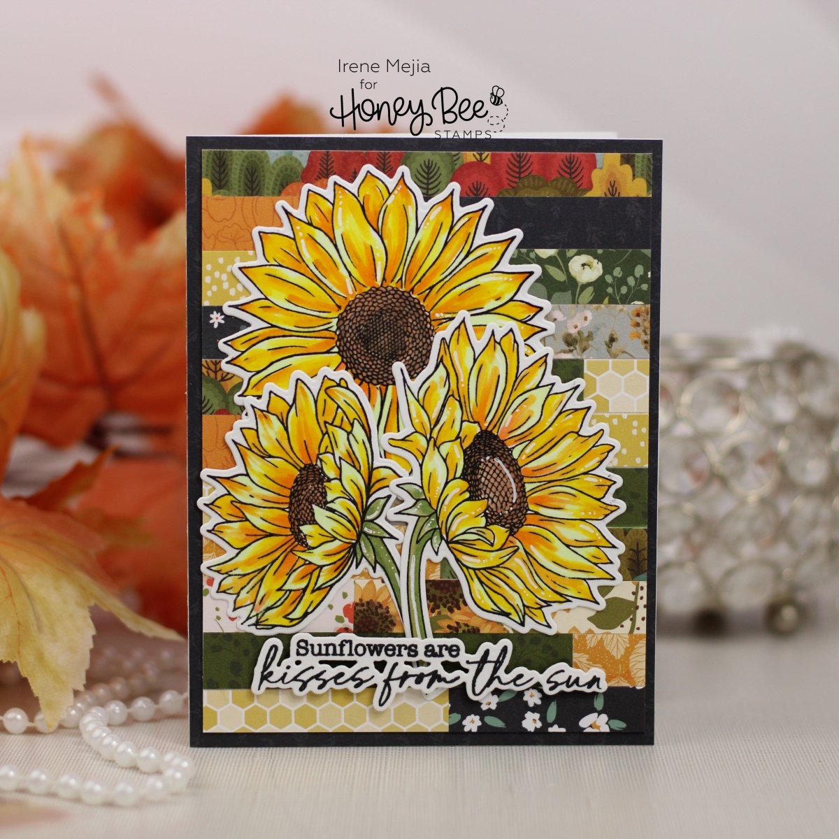 Bloom With Grace - 6x8 Photopolymer Stamp Set - Honey Bee Stamps