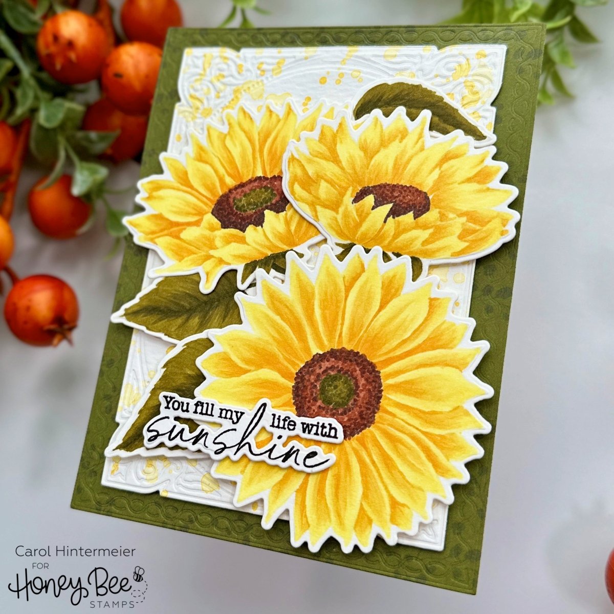 Bloom With Grace - Honey Cuts - Coordinating Dies - Honey Bee Stamps
