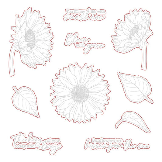 Bloom With Grace - Honey Cuts - Coordinating Dies - Honey Bee Stamps
