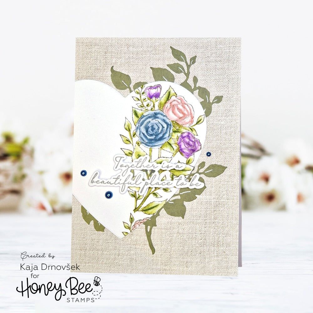 Blooming View 6x8 Stamp Set - Honey Bee Stamps