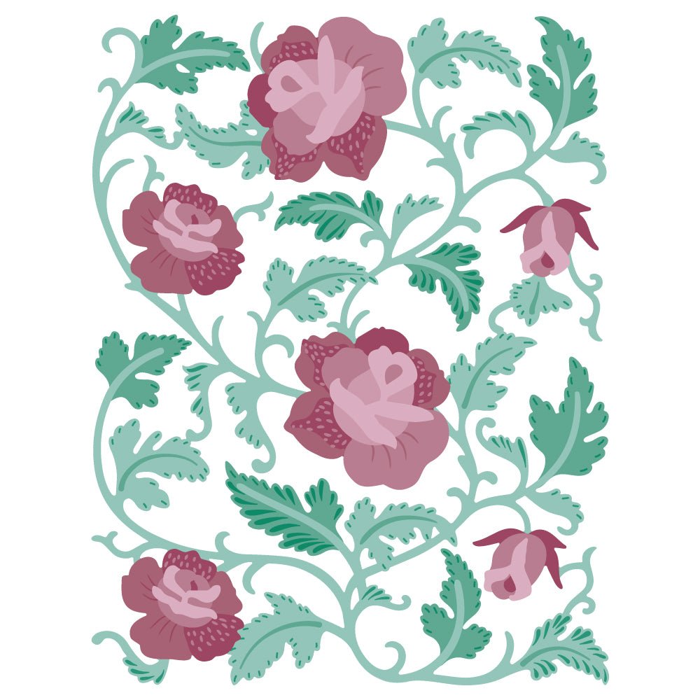 Bold Background: Chinoiserie - Honey Cuts - Stand - Alone Dies - Honey Bee Stamps