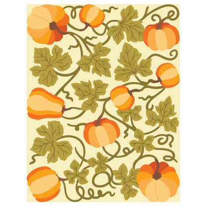 Bold Background: Pumpkin Patch - Honey Cuts - Stand - Alone Dies - Honey Bee Stamps