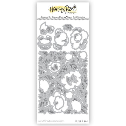 Bold Backgrounds: Vintage Roses - Honey Cuts - Stand - Alone Dies - Honey Bee Stamps