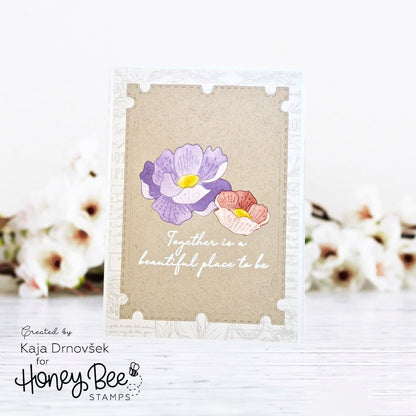 Bold Backgrounds: Vintage Roses - Honey Cuts - Stand - Alone Dies - Honey Bee Stamps