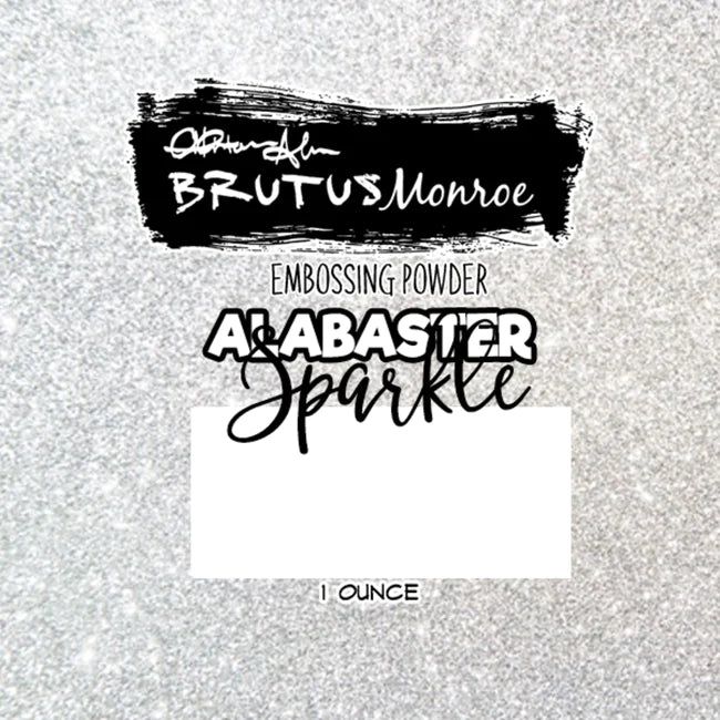 Brutus Monroe Embossing Powder - Alabaster Sparkle - Honey Bee Stamps