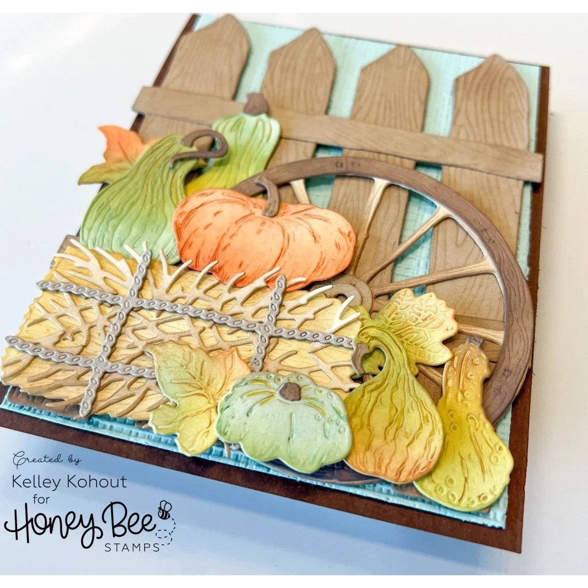 Burlap 3D Embossing Folder - Honey Bee Stamps