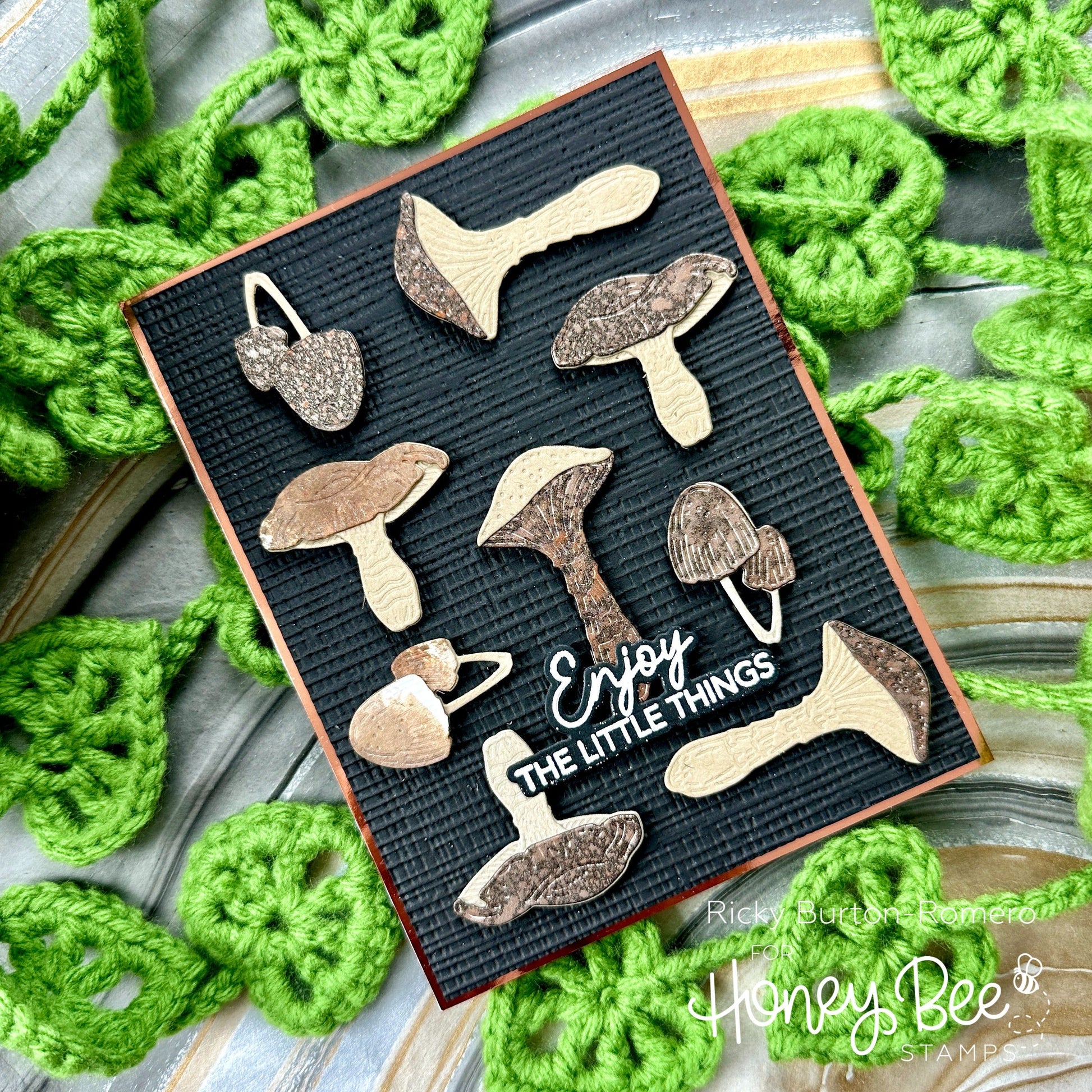 Burlap 3D Embossing Folder - Honey Bee Stamps