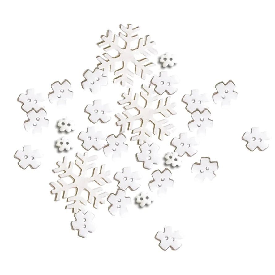Button Basics - Snowflakes - Honey Bee Stamps
