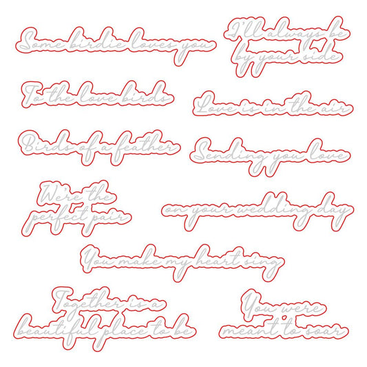 By Your Side - Honey Cuts - Coordinating Dies - Honey Bee Stamps