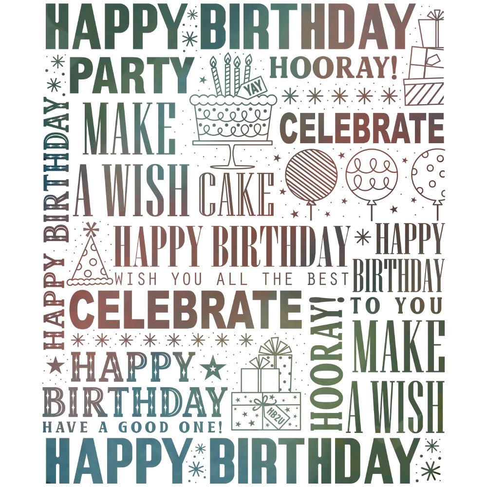 Celebrate Background - 5x6 Rubber Cling Background Stamp - Honey Bee Stamps