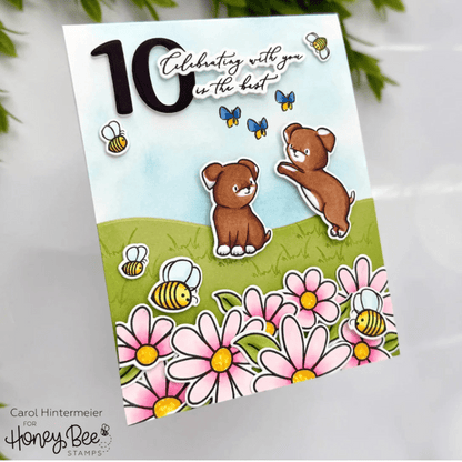 Celebrating You - 5x6 Photopolymer Stamp Set - Honey Bee Stamps