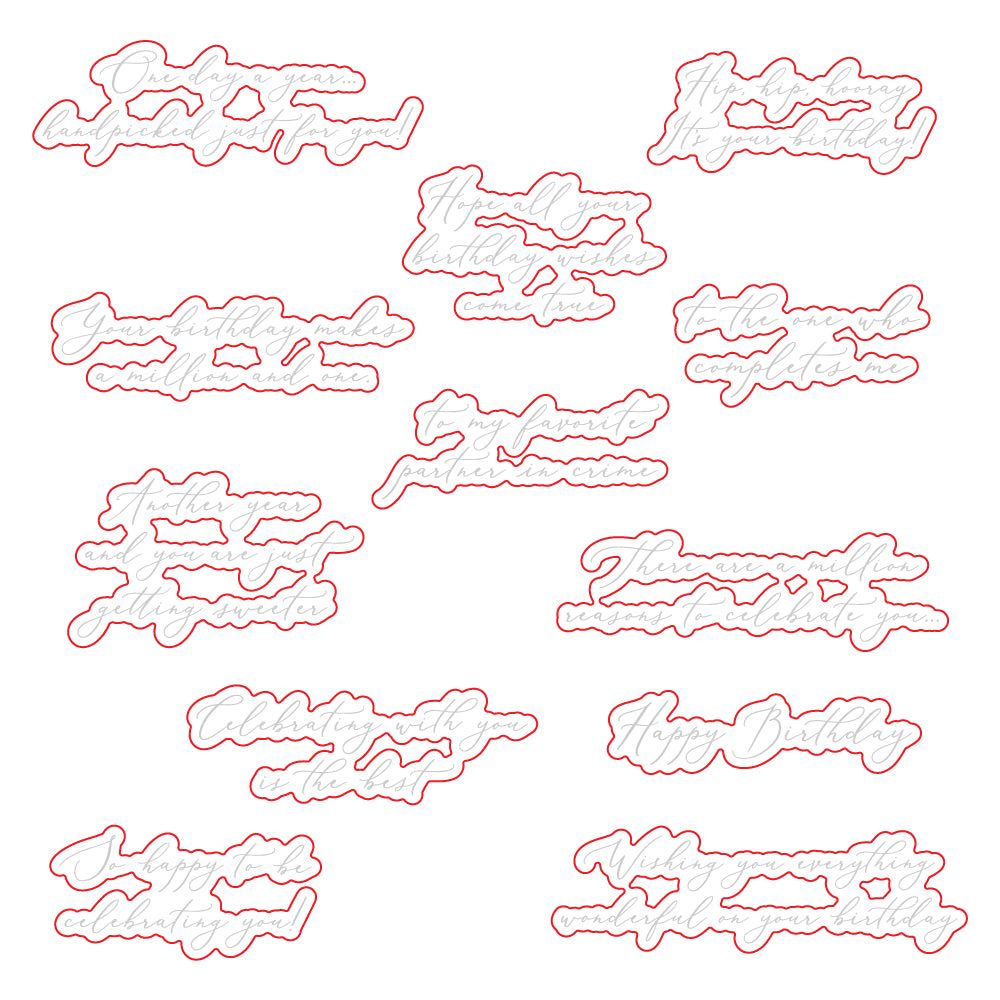 Celebrating You - Honey Cuts - Coordinating Dies - Honey Bee Stamps