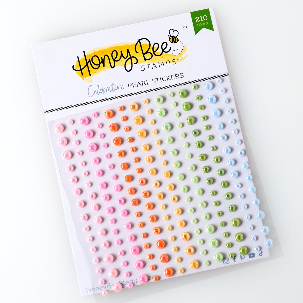 Celebration Pearls - Pearl Stickers - 210 Count - Honey Bee Stamps
