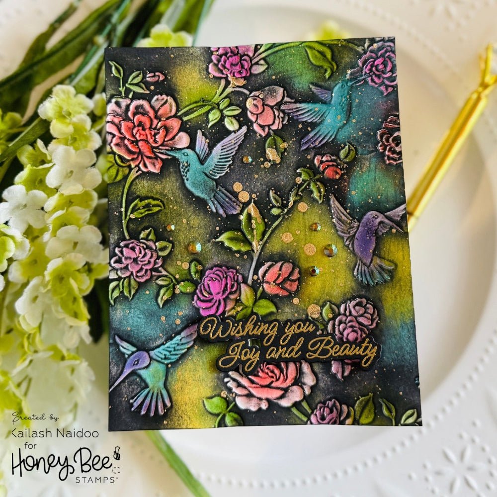 Chinoiserie - 3D Embossing Folder - Honey Bee Stamps