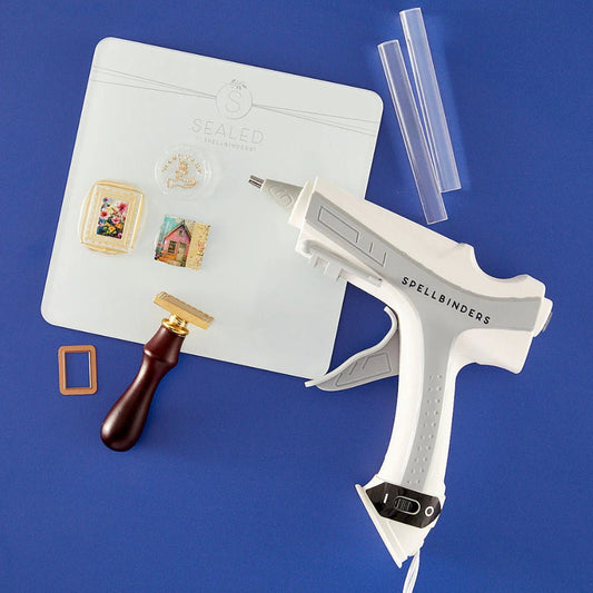 Clear Seal Maker Tool & Glass Mat Bundle from the Clear Seal Maker Tool Collection by Spellbinders - Honey Bee Stamps
