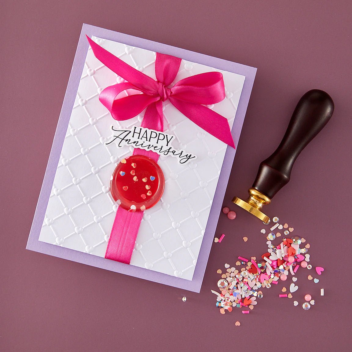 Clear Wax Seal Sticks from the Clear Seal Maker Tool Collection by Spellbinders - Honey Bee Stamps