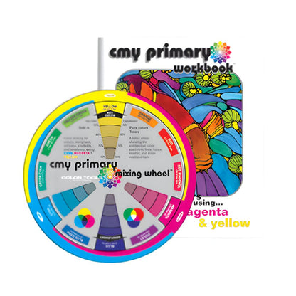 CMY Primary Mixing Wheel and Color Workbook - Honey Bee Stamps